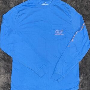 Vineyard Vines Blue Long Sleeve Tee